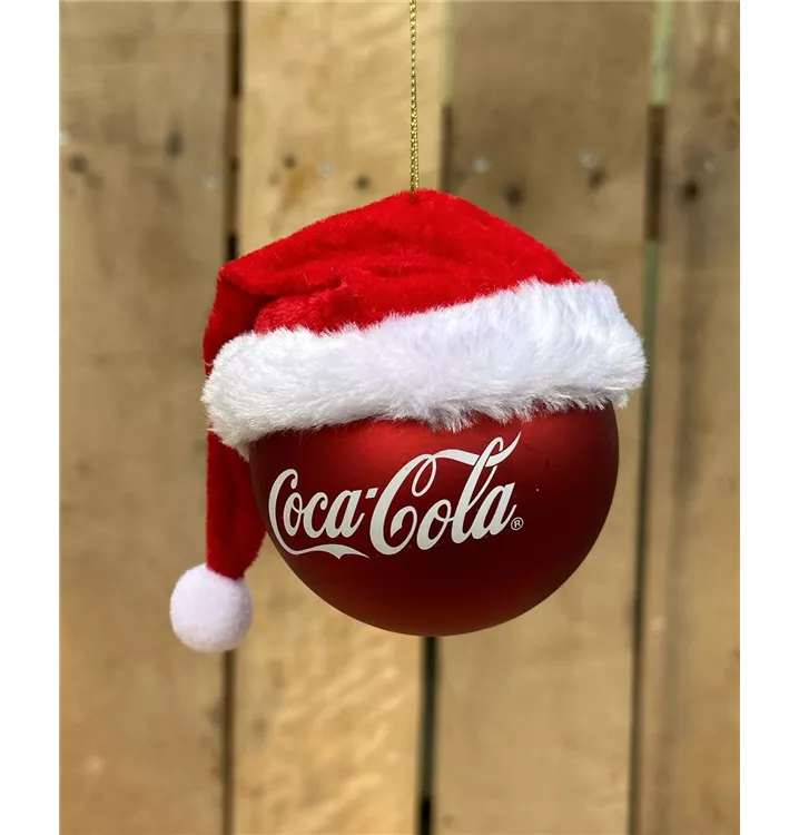 Angebot ermöglichen Cola Weihnachtskugel mit Mütze
