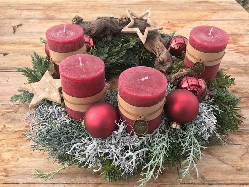 Kurs: Adventskranz binden & individuell dekorieren