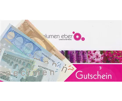 Einkaufsgutschein Blumen Eber Einkaufsgutschein Blumen Eber