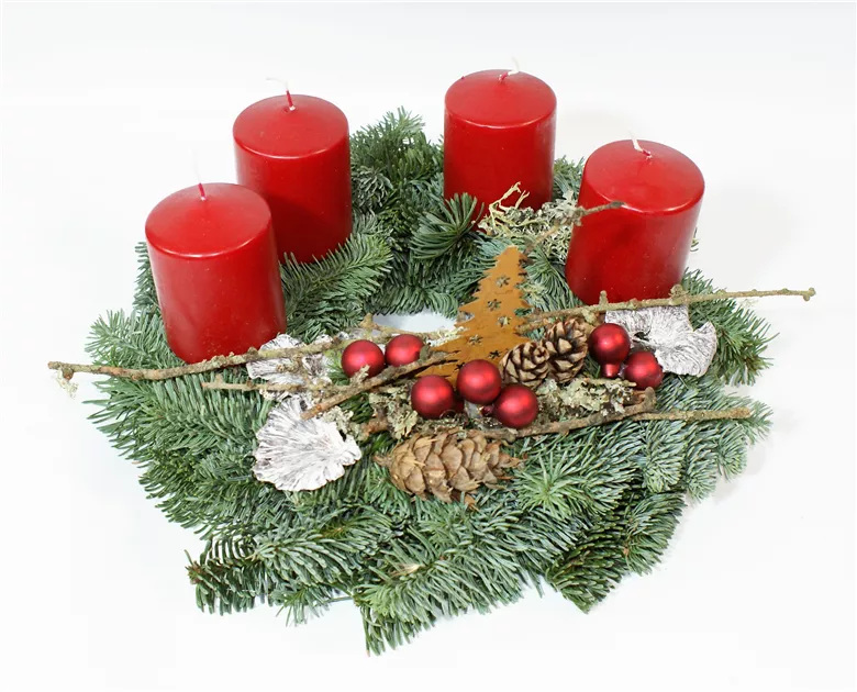 Adventskranz Adventzauber aus echter Nobilis