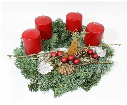 Adventskranz Adventzauber aus echter Nobilis