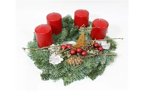 Adventskranz Adventzauber aus echter Nobilis
