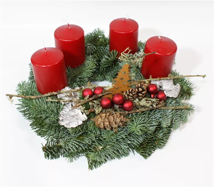 Adventskranz Adventzauber aus echter Nobilis