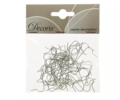 50 Schnellaufhänger silber S-Hacken