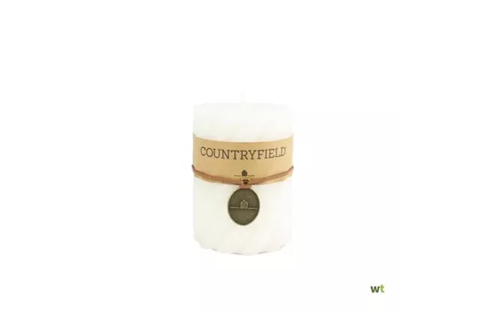 COUNTRYFIELD Spiralkerze Tonnie weiß