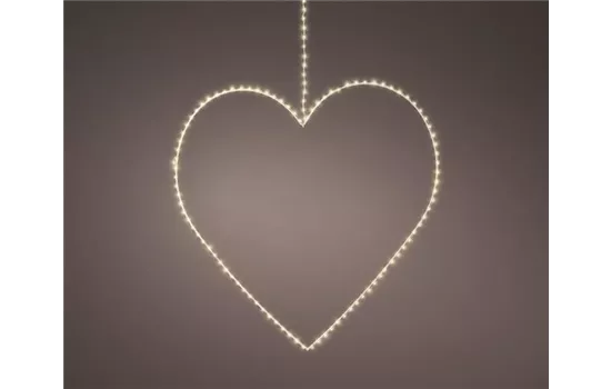 Lumineo, Micro LED Rahmenbeleuchtung Herz-Form Lumineo, Micro LED Rahmenbeleuchtung Herz-Form