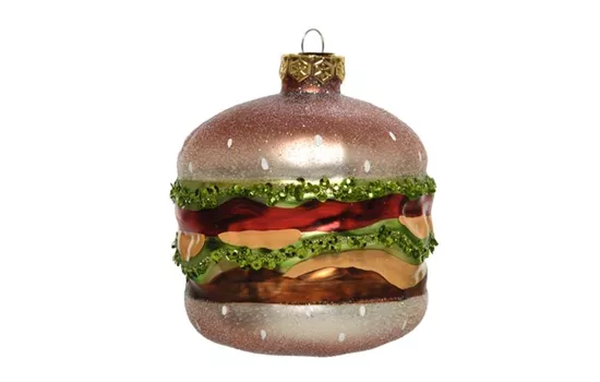 Weihnachtskugel 'Hamburger'