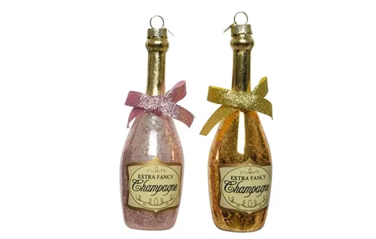 Weihnachtskugel 'Champagner-Flasche' Weihnachtskugel 'Champagner-Flasche'