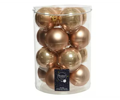 Christbaumkugeln Bernstein - butterscotch - Glanz & Matt Christbaumkugeln Bernstein - butterscotch - Glanz & Matt
