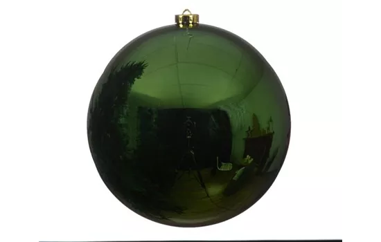 XXL Weihnachtskugel bruchfest Piniengrün Glänzend – verschiedenen Durchmesser  XXL Weihnachtskugel bruchfest Piniengrün Glänzend – verschiedenen Durchmesser