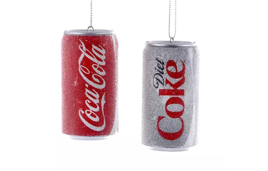 Weihnachtskugel Cola Dose geeist Weihnachtskugel Cola Dose geeist