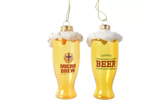 Weihnachtskugel 'Bierglas' Weihnachtskugel 'Bierglas'