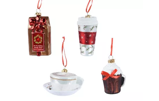 Christbaumkugel "Kaffeefreude"