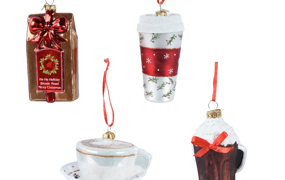 Christbaumkugel "Kaffeefreude"