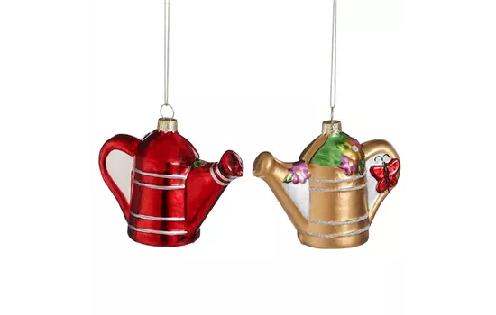 Weihnachtskugel 'Gießkanne' Rot oder Kupfer Weihnachtskugel 'Gießkanne' Rot oder Kupfer
