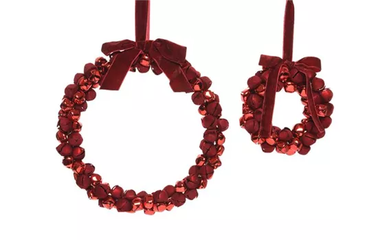 Türkranz weihnachtliche "Metall Rassel" Türkranz weihnachtliche "Metall Rassel"