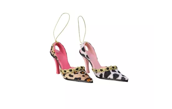 Weihnachtskugel 'Pumps Leopardenmuster' Weihnachtskugel 'Pumps Leopardenmuster'