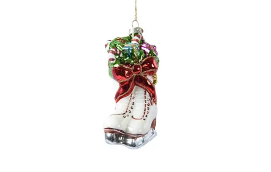Weihnachtskugel 'Schlittschuhe' -  Weihnachtskugel 'Schlittschuhe' -