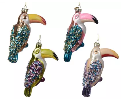 Christbaumkugel "Papagei"