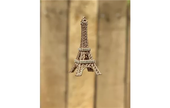 Weihnachtskugel 'Eifelturm', glitzernd Weihnachtskugel 'Eifelturm', glitzernd