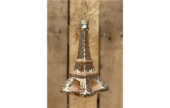 Weihnachtskugel 'Eifelturm', Glas Weihnachtskugel 'Eifelturm', Glas