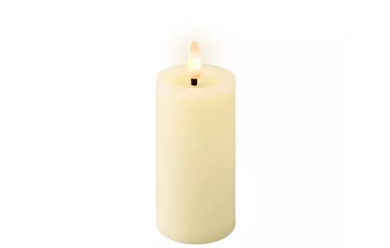 LED Kerze cremeweiß aus echtem Wachs LED Kerze cremeweiß aus echtem Wachs