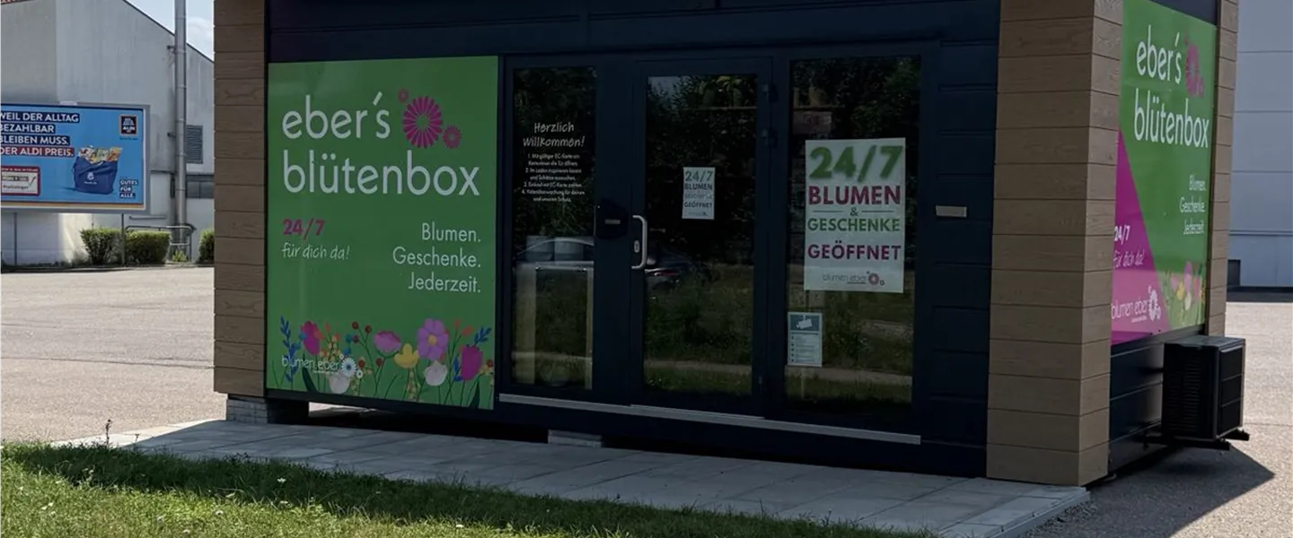Ebers Blütenbox – SB-Shop 24/7 für Blumen und Geschenke